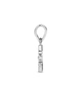 zilver gerhodineerd hanger poes 1335403