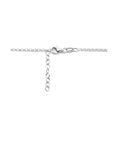 zilver gerhodineerd collier rondjes 42 + 3 cm 1335420