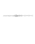 zilver gerhodineerd collier hart slot 42 cm 1335551