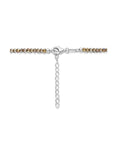 zilver gerhodineerd collier 3,0 mm 40 + 4 cm 1335571