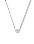 zilver gerhodineerd combi-collier 41 + 4 cm 1335638