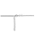 zilver gerhodineerd combi-collier 41 + 4 cm 1335638