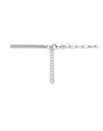 zilver gerhodineerd combi-collier parel 41 + 4 cm 1335652