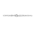 zilver gerhodineerd collier anker 4,0 mm 45 cm 1335660