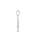 zilver gerhodineerd hanger baby voetjes zirkonia 1335751