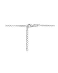 zilver gerhodineerd collier koffieboon 3,7 mm 40 + 4 cm 1335820