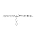 zilver gerhodineerd collier koffieboon 3,7 mm 42 + 3 cm 1335891