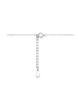 zilver gerhodineerd collier parel 41 + 4 cm 1335946