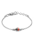 Zilver Gerhodineerd Armband Lieveheersbeestje 11 + 2 Cm 1336372