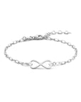 Zilveren armband Infinity Symbool Gerhodineerd 16 + 3 cm - Subtiele Schakel 2mm - 1336397, exclusief en kwalitatief hoogwaardig. Ontdek nu!