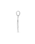 zilver gerhodineerd hanger cirkel hart, peace en infinity 1336627