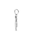 zilver gerhodineerd hanger hart en infinity zirkonia 1336757