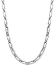 zilver gerhodineerd collier 8 mm 43 + 4 cm 1338132