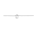 zilver gerhodineerd collier slot 1,5 mm 46 cm 1338141