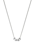 zilver gerhodineerd collier 42 cm 1338230