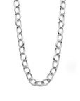 zilver gerhodineerd collier anker 11,5 mm 50 cm 1338250