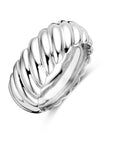 Gerhodineerd Zilver Ring Gedraaid 1338335