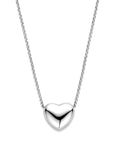 zilver gerhodineerd collier hart 1,5 mm 42 + 5 cm 1338360