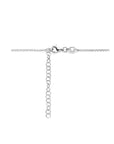 zilver gerhodineerd collier hart 1,5 mm 42 + 5 cm 1338360