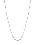 zilver gerhodineerd collier hartjes 41 + 4 cm 1338435