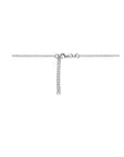 zilver gerhodineerd collier hartjes 41 + 4 cm 1338435