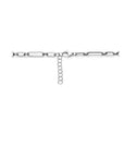 zilver gerhodineerd collier 6,0 mm 42 + 3 cm 1338626