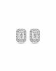 Zilver Gerhodineerd Oorknoppen Zirkonia 1338958