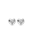 Zilver Gerhodineerd Oorknoppen Zirkonia 5.5 Mm 1339095