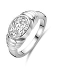 Gerhodineerd Zilver Ring Met Zirkonia 1339165