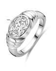 Gerhodineerd Zilver Ring Met Zirkonia 1339165