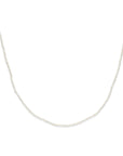 Zilver gerhodineerd collier parels 41 - 45 cm - 1339344