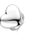 Gerhodineerd Zilver Ring Hart 1339533