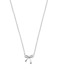 zilver gerhodineerd collier strik 41 - 43 - 45 cm 1339701