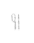 Zilver Gerhodineerd Oorhangers Zirkonia Brisur Haak 24 Mm 1339738