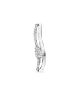 zilver gerhodineerd hanger zirkonia 21 mm 1339745