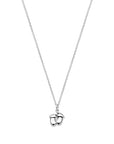 Zilver gerhodineerd collier baby voetjes 41 - 43 - 45 cm - 1339904