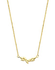 zilver verguld (geel) collier 40 + 5 cm 3 micron 2103700