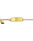 14K Geelgoud Graveerarmband Hart Gourmette Plaat 5,0 mm 4016466