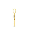 14K geelgoud hanger kruis 4014855