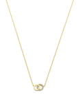 14K geelgoud collier zirkonia 40 - 42 - 44 cm 4017712