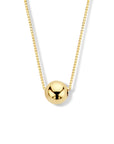 14K geelgoud collier bol 40 + 1,5 cm 4017979