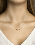 14K geelgoud collier parel 42 - 45 cm 4020767