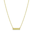 14K geelgoud graveercollier plaat 3,0 mm 40 - 42 - 44 cm 4021124