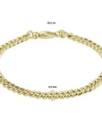 14K Geelgoud Armband Gourmette 4,5 Mm 18,5 Cm 4021164