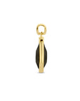 14K geelgoud hanger onyx 4022344