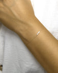 14K Geelgoud Armband Parel 16,5 - 17,5 - 18,5 Cm 4023348