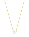 14K geelgoud collier hart 41 - 43 - 45 cm 4023393