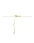 14K geelgoud collier hart 41 - 43 - 45 cm 4023393