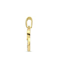 14K geelgoud hanger hartjes zirkonia 4023591