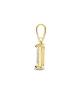 14K geelgoud hanger zirkonia 4023650